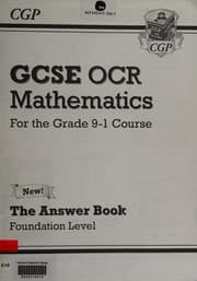 Tapa de GCSE OCR Mathematics For the Grade 9-1 Course