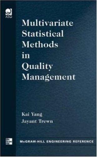 Tapa de Multivariate statistical methods in quality management