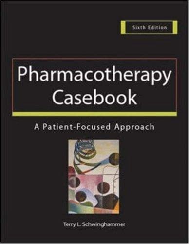 Tapa de Pharmacotherapy Casebook