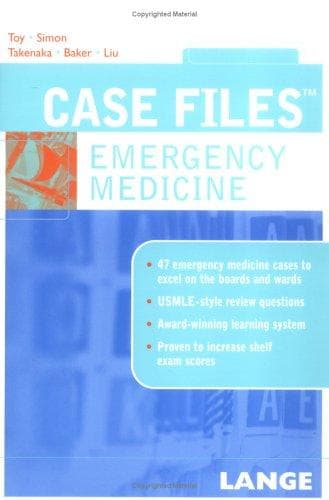 Tapa de Case Files Emergency Medicine