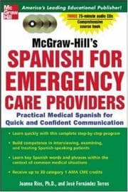 Tapa de McGraw-Hill's Spanish for Emergency Care Providers