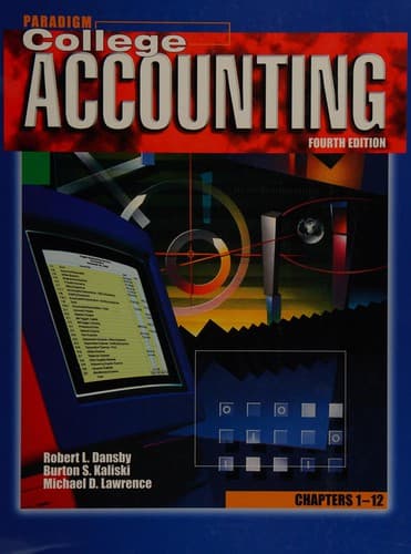 Tapa de Paradigm college accounting