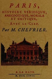 Tapa de Paris, histoiré, véridique, anecdotique, morale et critique, avec la clef