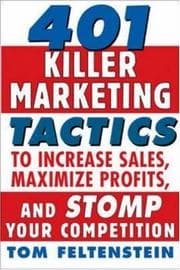 Tapa de 401 killer marketing tactics to increase sales, maximise profits, and stomp your competition