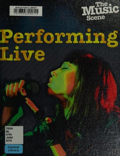 Tapa de Performing live