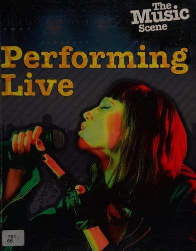 Tapa de Performing live