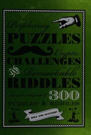 Tapa de Perplexing puzzles, cryptic challenges and remarkable riddles