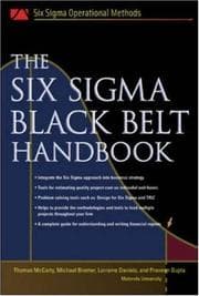 Tapa de The Six Sigma black belt handbook