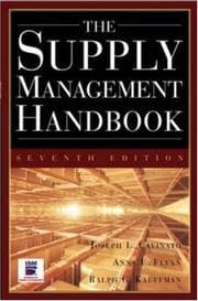 Tapa de The supply management handbook