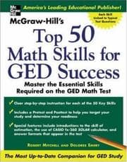 Tapa de McGraw-Hill's top 50 math skills for GED success
