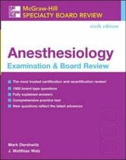 Tapa de Anesthesiology Examination & Board Review