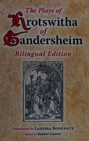 Tapa de The plays of Hrotswitha of Gandersheim