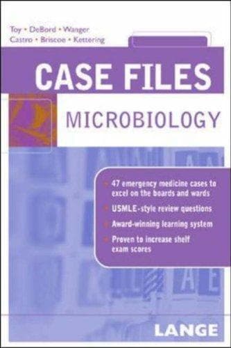 Tapa de Case Files Microbiology (Lange Case Files)