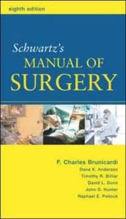 Tapa de Schwartz's manual of surgery