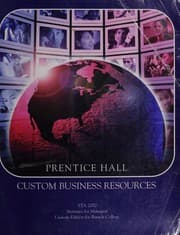 Tapa de Prentice Hall custom business resources