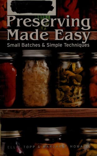 Tapa de Preserving Made Easy