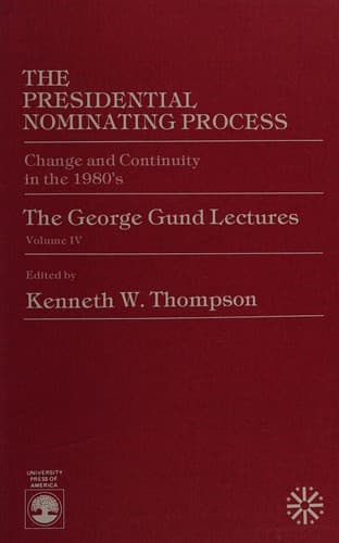 Tapa de Presidential Nominating Process