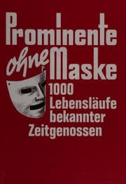 Tapa de Prominente ohne Maske