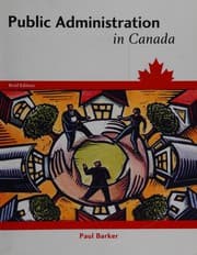 Tapa de Public administration in Canada