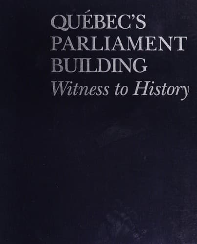 Tapa de Québec's Parliament Building