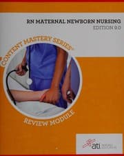 Tapa de Registered nurse maternal newborn nursing
