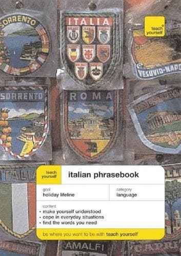Tapa de Teach yourself Italian phrasebook