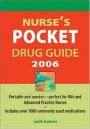 Tapa de Nurse's pocket drug guide 2006