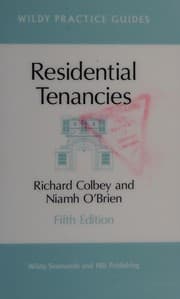 Tapa de Residential tenancies