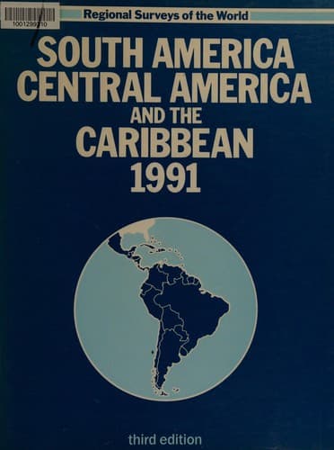Tapa de SOUTH AMERICA CA & CARIB 1991 (South America, Central America & the Caribbean)