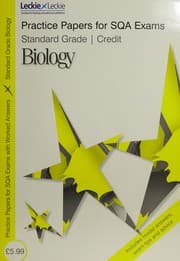 Tapa de Standard Grade credit biology