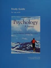 Tapa de Study guide for Psychology