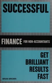 Tapa de Successful finance for non-accountants