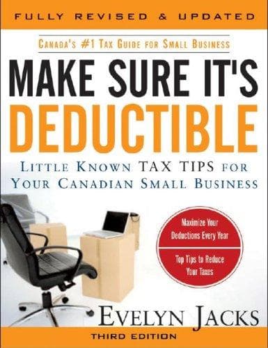 Tapa de Make sure it's deductible