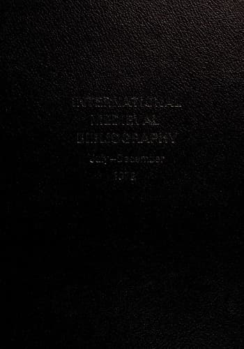 Tapa de International medieval bibliography