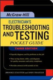 Tapa de Electrician's troubleshooting and testing pocket guide