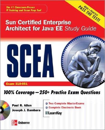 Tapa de SCEA Sun certified enterprise architect for Java EE study guide (exam 310-051)