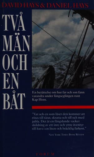Tapa de Två män och en båt