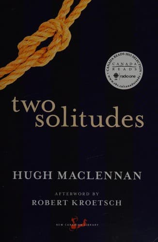 Tapa de Two solitudes