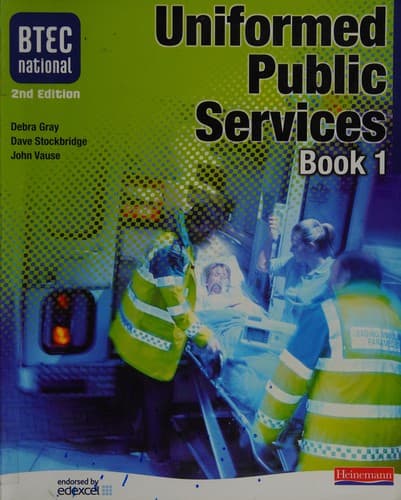 Tapa de Uniformed public services
