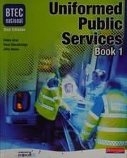 Tapa de Uniformed public services