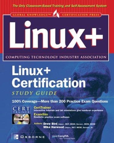 Tapa de Linux+ certification study guide