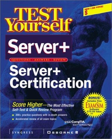 Tapa de Test Yourself Server+ Certification (Test Yourself)