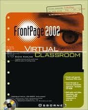 Tapa de FrontPage 2002 virtual classroom