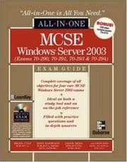 Tapa de MCSE Windows Server 2003 All-in-One Exam Guide (Exams 70-290, 70-291, 70-293 & 70-294)