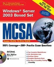 Tapa de MCSA Windows Server 2003 Boxed Set (Exams 70-290, 70-291, And 70-270)