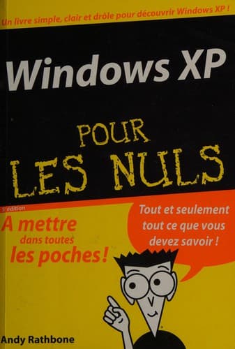 Tapa de Windows XP pour les nuls