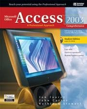 Tapa de Microsoft Office Access 2003