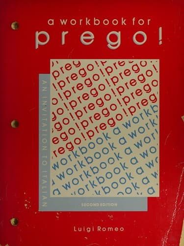 Tapa de A workbook for Prego!