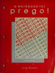 Tapa de A workbook for Prego!