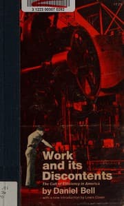 Tapa de Work and its discontents